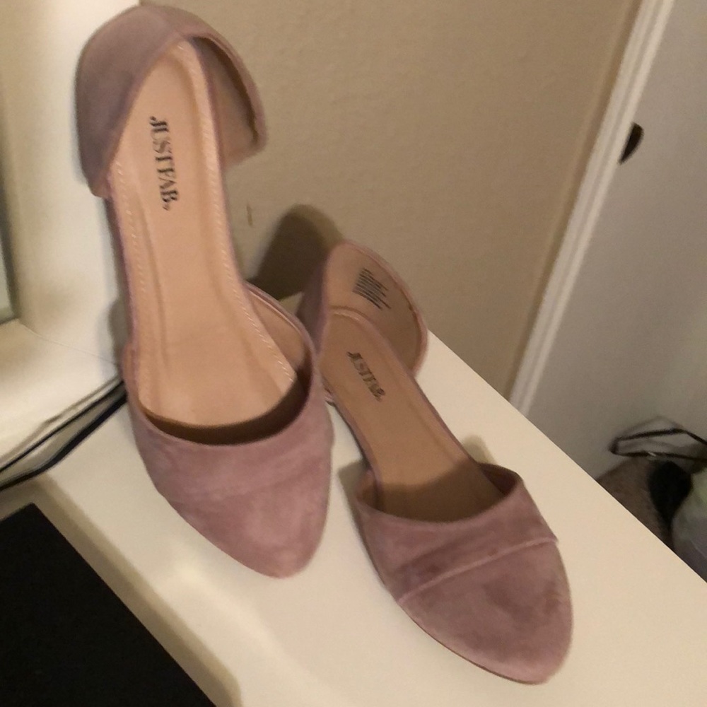 JustFab light pink flats